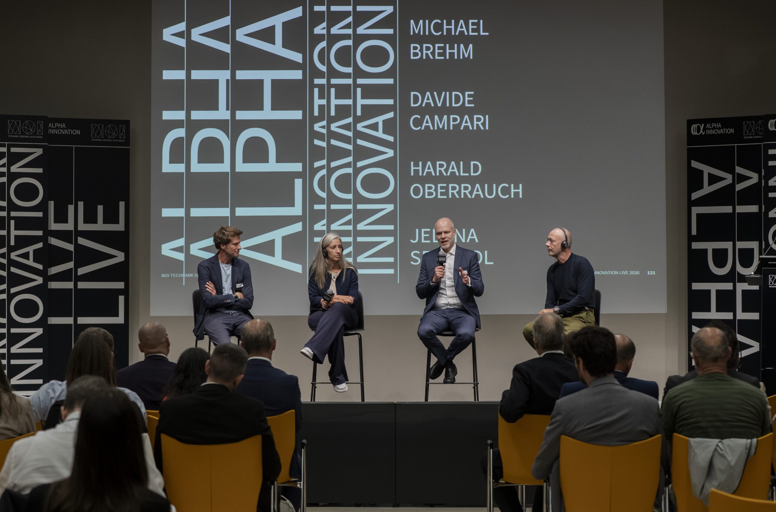 Tavola rotonda ad Alpha Innovation Live 2026 al NOI Techpark di Bolzano